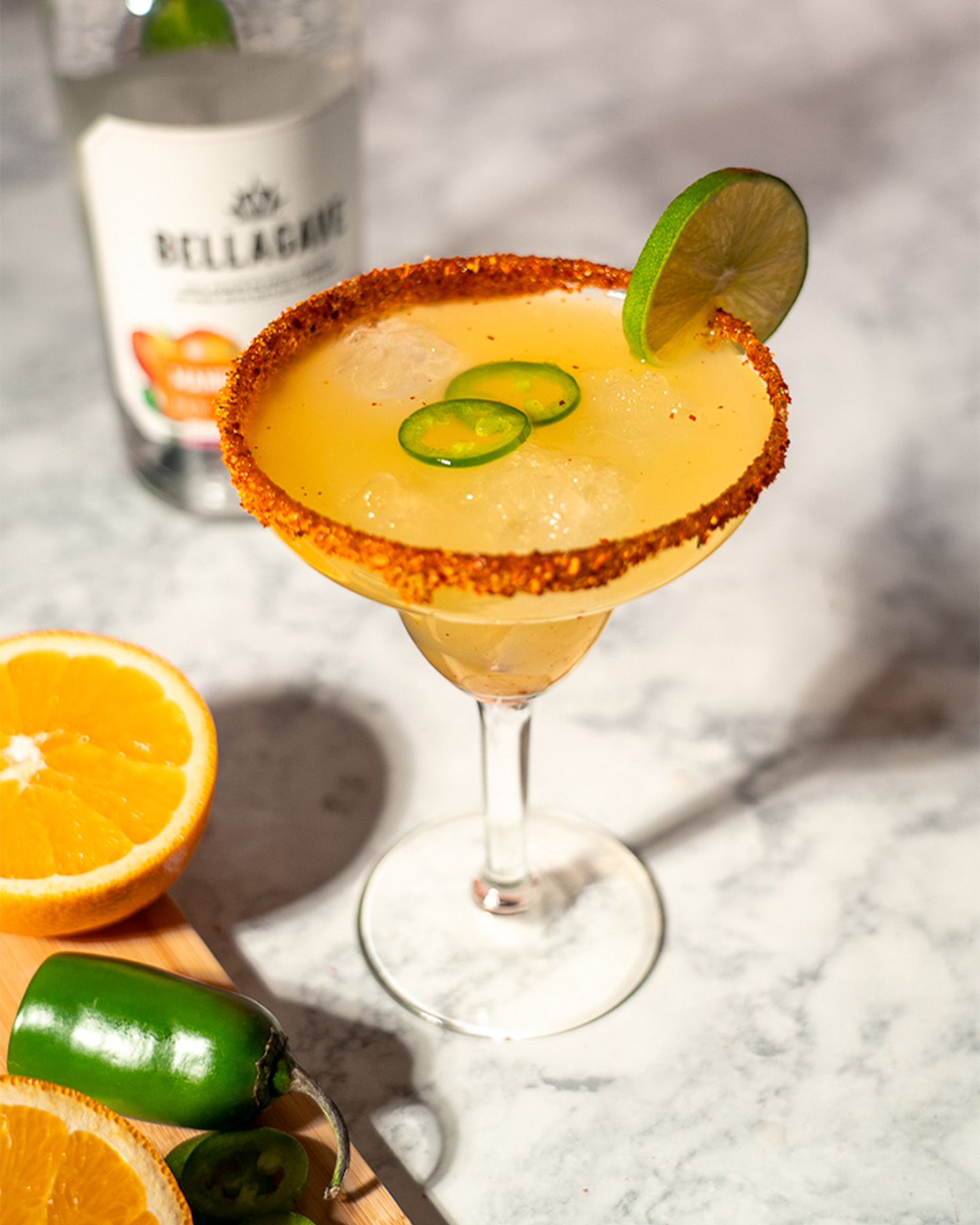 Skinny Mango-Jalapeño Margarita
